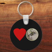 Ik hou van Thai Green Curry ... Thailand Street Fo Sleutelhanger (Voorkant)