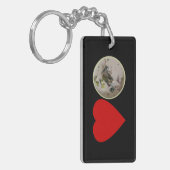 Ik hou van Thai Green Curry ... Thailand Street Fo Sleutelhanger (Voorkant Links)