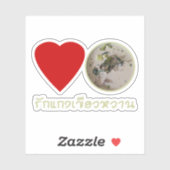 Ik hou van Thai Green Curry ... Thailand Street Fo Sticker (Vel)