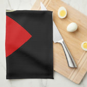 Ik hou van Thai Green Curry ... Thailand Street Fo Theedoek (Quarter Fold)