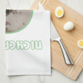 Ik hou van Thai Green Curry ... Thailand Street Fo Theedoek (Quarter Fold)