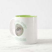 Ik hou van Thai Green Curry ... Thailand Street Fo Tweekleurige Koffiemok (Voorkant links)