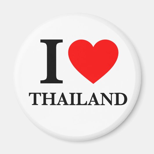 Ik hou van Thailand Magneet (Voorkant)