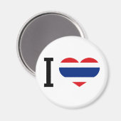 Ik hou van Thailand Magneet (Voorkant / Achterkant)