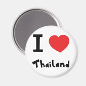 Ik hou van Thailand Magneet (Voorkant / Achterkant)