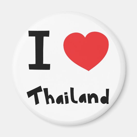 Ik hou van Thailand Magneet (Voorkant)