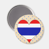 Ik hou van Thailand Magneet (Voorkant / Achterkant)
