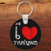 Ik hou van Thailand of van Thailand Sleutelhanger (Voorkant)