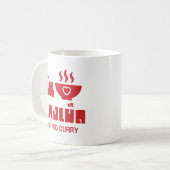 Ik hou van Thais rode curry Koffiemok (Voorkant links)