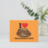 Ik hou van Thanksgiving Feestdagenkaart (Staand voorkant)