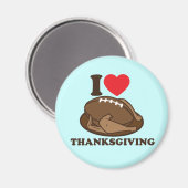 Ik hou van Thanksgiving Magneet (Voorkant / Achterkant)