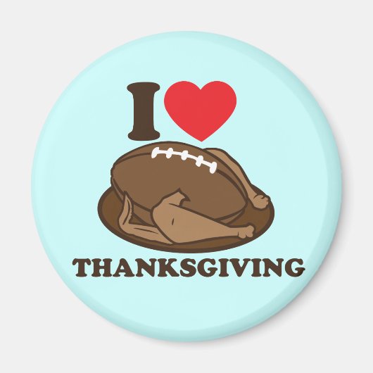 Ik hou van Thanksgiving Magneet (Voorkant)