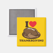 Ik hou van Thanksgiving Magneet (Voorkant / Achterkant)
