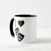 Ik hou van theater mok (Voorkant links)