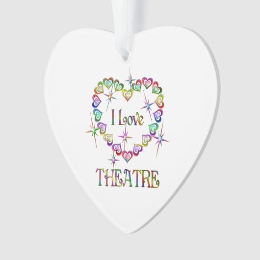 Ik hou van theater ornament (voorkant)