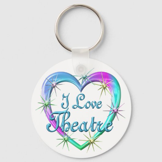 Ik hou van theater sleutelhanger (Voorkant)