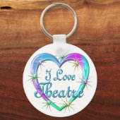 Ik hou van theater sleutelhanger (Voorkant)