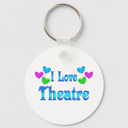 Ik hou van theater sleutelhanger (Voorkant)