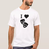 Ik hou van theater t-shirt (Voorkant)
