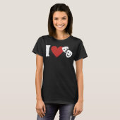 Ik hou van theater t-shirt (Voorkant volledig)