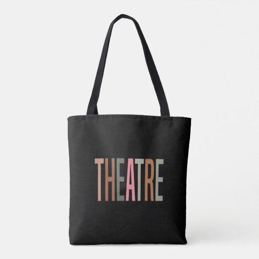 Ik hou van theater tote bag (Achterkant)
