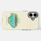 Ik hou van thee, zowel kruidenthee als verbale gra Case-Mate iPhone case (Achterkant (horizontaal))
