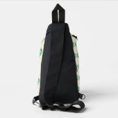 Ik hou van thee, zowel kruidenthee als verbale gra sling bag (Achterkant)