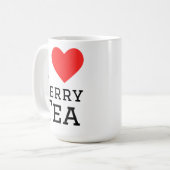 Ik hou van theebes koffiemok (Voorkant links)