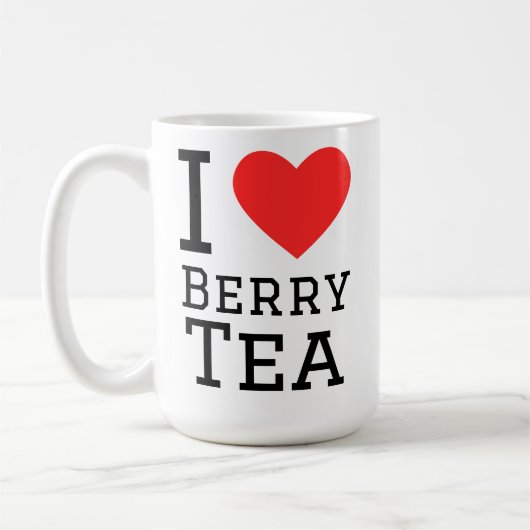Ik hou van theebes koffiemok (Links)