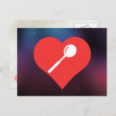 Ik hou van theelepels briefkaart (Voorkant / Achterkant)