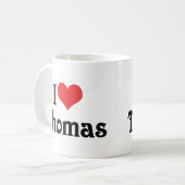 Ik hou van Thomas Koffiemok (Voorkant links)
