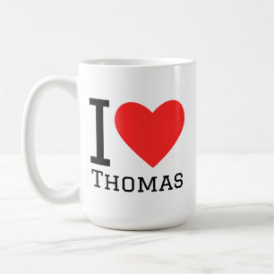 Ik hou van thomas koffiemok