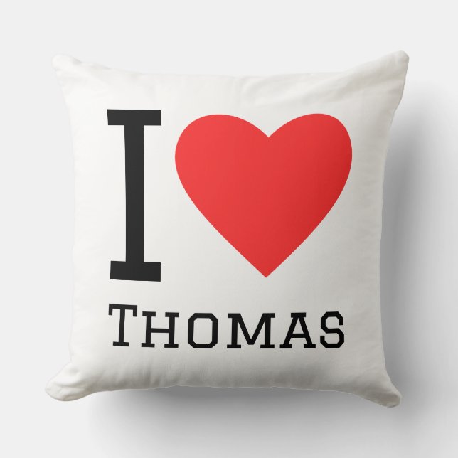 Ik hou van thomas kussen (Voorkant)