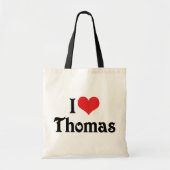 Ik hou van Thomas Tote Bag (Voorkant)