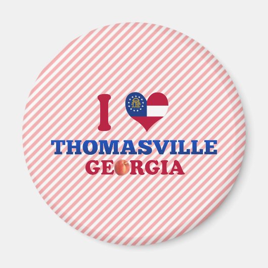 Ik hou van Thomasville, Georgia Magneet (Voorkant)