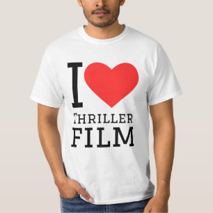 Ik hou van thrillerfilms t-shirt