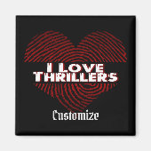 Ik hou van Thrillers Black Magneet (Voorkant)