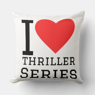 Ik hou van thrillerseries kussen