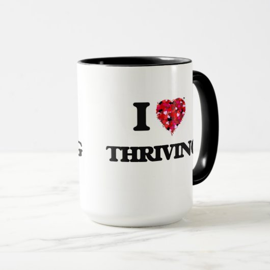 Ik hou van Thriving Mok (Voorkant rechts)