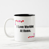 Ik hou van thuiswerken mokken (Links)