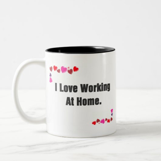 Ik hou van thuiswerken mokken (Links)