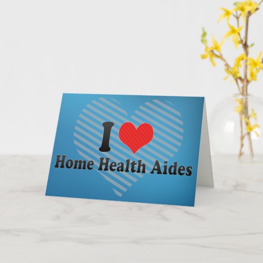Ik hou van thuiszorg kaart (Gele Bloem)