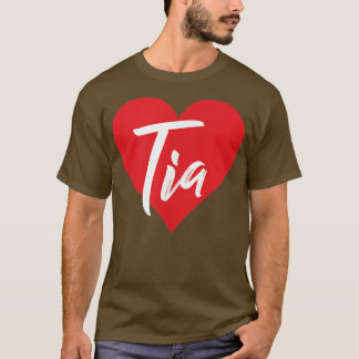 Ik hou van Tia voornaam shirt dat ik heet
