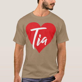 Ik hou van Tia voornaam shirt dat ik heet