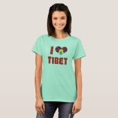 Ik hou van Tibet T-shirt (Voorkant volledig)