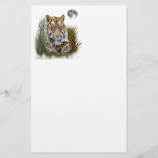 Ik hou van Tigers Briefpapier (Voorkant)