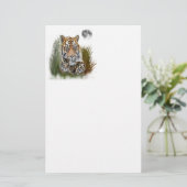 Ik hou van Tigers Briefpapier (Staand voorkant)