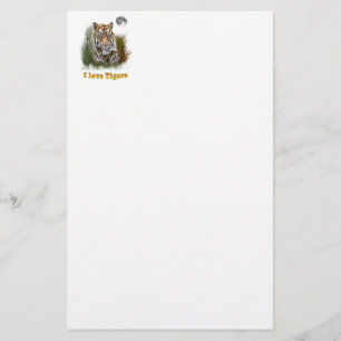 Ik hou van Tigers Briefpapier