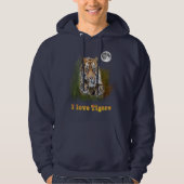 Ik hou van Tigers Hoodie (Voorkant)