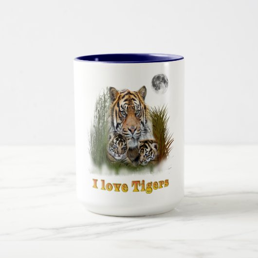 Ik hou van Tigers Mok (Midden)